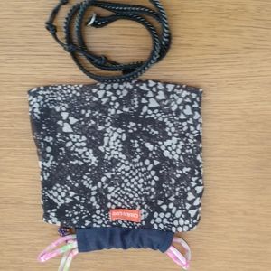 Chan Luu 24" wrap bracelet with bag. Black.